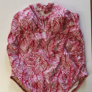 Isabel Maternity by Ingrid & Isabel - Tropical Pattern Swimsuit - Size XXL